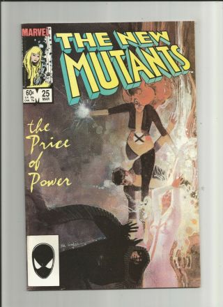 The Mutants Comic Book 25,  Marvel 1985,  1st Cameo App Of Legion