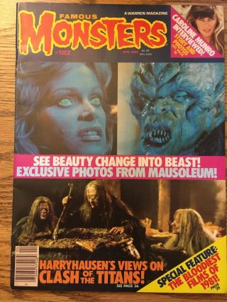 Famous Monsters Of Filmland 182 Vf (clash Of The Titans) Warren