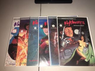 Nightmare On Elm Street Comic Book Set 1 - 6 Freddy Krueger Innovation Horror Vf
