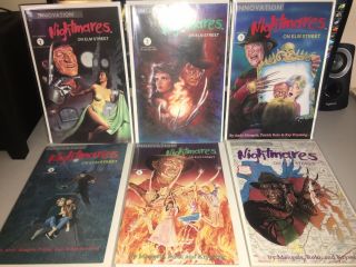 Nightmare On Elm Street Comic Book Set 1 - 6 Freddy Krueger Innovation Horror VF 2
