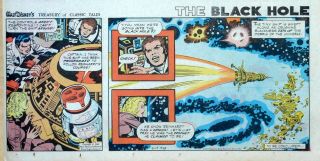 Walt Disney Treasury - The Black Hole - Jack Kirby - Sunday Comic,  Feb.  17,  1980