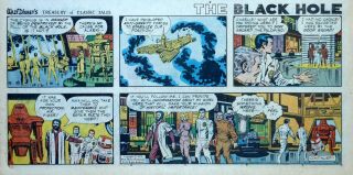 Walt Disney Treasury - The Black Hole - Jack Kirby - Sunday Comic,  Oct.  28,  1979
