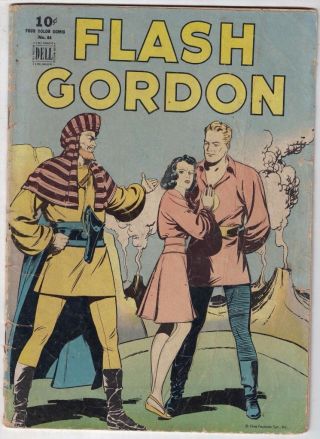 Flash Gordon Dell Four Color No.  84 1942 In Gd,  Vg -
