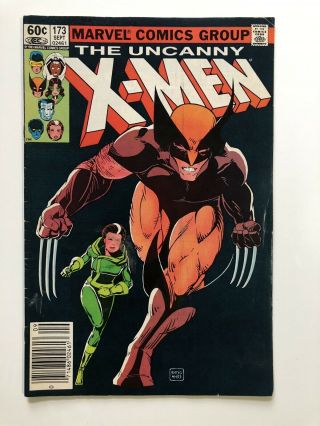 Uncanny X - Men 173 (marvel,  Sep 1983) Wolverine Rogue Vintage Rare