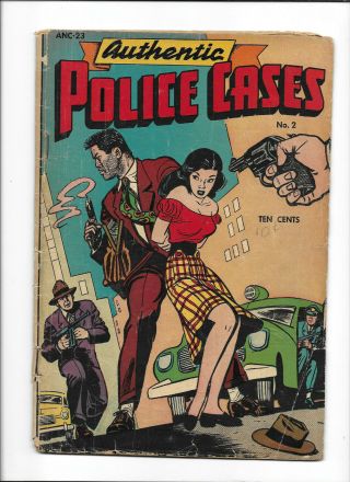 Authentic Police Cases 2 [1948 Gd,  ] Matt Baker Art