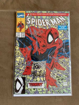 Todd Mcfarlane And Stan Lee Signed Spider - Man Torment 1 Comic Book First Print