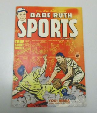 Babe Ruth Sports 8 Comic Book (august 1950)
