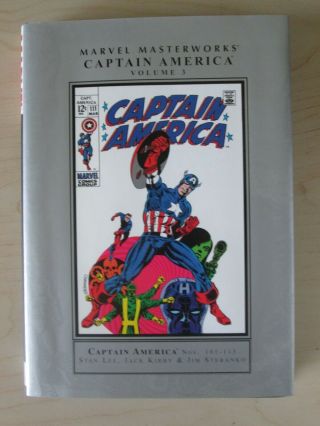 Marvel Masterworks Captain America Volume 3,  Hardcover 1st Printing Out Of Print