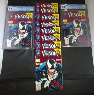 1993 Marvel Venom: Lethal Protector 1 Cgc 9.  8 White Pages/ Spiderman Appearance
