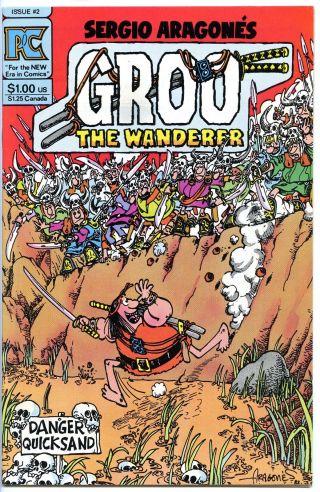 Groo The Wanderer 2 - Pacific - Inscribed W/ Small Caricature By Sergio