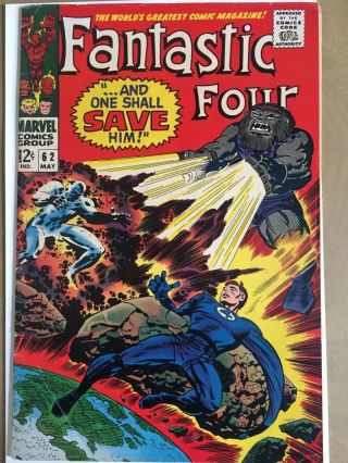 Fantastic Four 62 (1st Series) - Silver Age - - Good/very Good