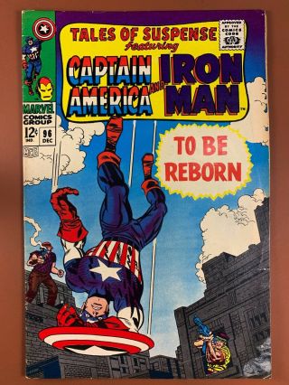 Tales Of Suspense 96 Marvel Comics Iron Man And Captain America Appearance
