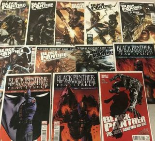 Black Panther The Man Without Fear 513 - 523.  1 2011 Complete Run Simone Bianchi