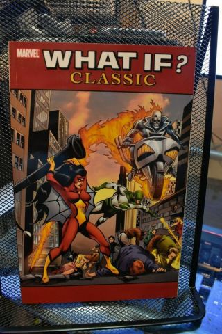 What If Classic Volume 3 Marvel Tpb Rare Oop Ghost Rider Spider - Woman Nova