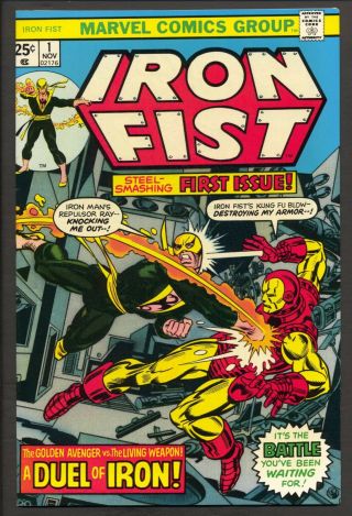Iron Fist 1 (1975) Iron Man App.  Chris Claremont John Byrne Vf/nm