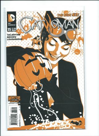 Dc Comics 52 Catwoman 35 Monsters Of The Month Variant Cover 2014