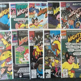 Mighty Mouse Complete 10 Issue Series Bundle Marvel Comics