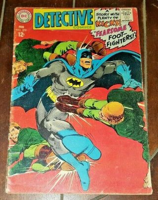 Detective Comics: Batman 372,  (1968,  Dc) : The Fearsome Foot - Fighters