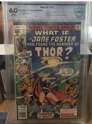 What If Jane Foster Had Found The Hammer Of Thor? 10 Marvel 1978 6.  0 Cbcs Cgc