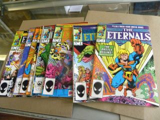 Marvel 1985 1st 8 Of 12 Issues The Eternals 1 To 8 Series 2 Qq