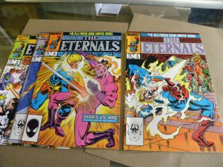 Marvel 1985 1st 8 of 12 issues THE ETERNALS 1 to 8 Series 2 qq 5