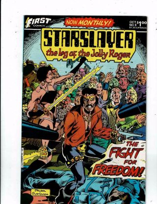 6 Starslayer The Leg Of The Jolly Roger First Comic Books 9 10 11 12 13 14 Wt18