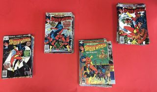 Spider - Woman 1 - 50 Complete Set Mid Grade Vg/f Some Better Bronze Age