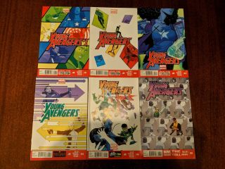 Young Avengers Vol.  2 Issues 1 - 6 1st Prints (marvel 2013)