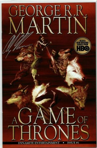 A Game Of Thrones 1 George R.  R.  Martin Second Print Signed Alex Ross (9.  6/9.  8)