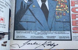 (1988) THE INCREDIBLE HULK 346 SIGNED BY CO - CREATOR JACK KIRBY cbcs it 2