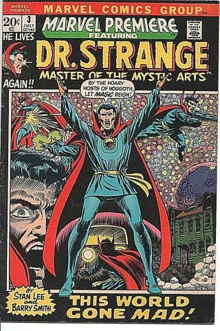 Marvel Comics Group Marvel Premiere 3 72 Dr.  Strange This World Gone Mad Vf