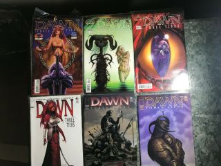 Dawn Three Tiers 1 - 6 - 6 Books - Comic Book - B15 - 50