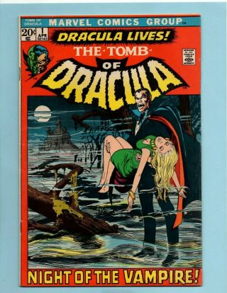 Marvel Comics Tomb Of Dracula | Issue 1 Key | 1972 1st Series High Res Scans