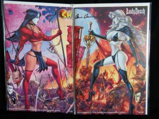 2019 Sdcc Exclusive Lady Death The Reckoning 1,  Shi Way Of Warrior 1 Set,  Nm
