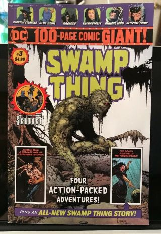 Dc 100 - Page Comic Giant Walmart Swamp Thing 3 Wal Mart