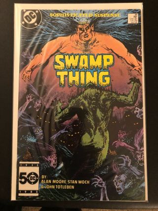 Swamp Thing 38 Alan Moore Horror Dc Comics Key