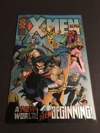 February 1994 Marvel X - Men Alpha 1 By Lobdell Waid Cruz Epting