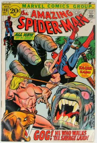 The Spider - Man 103 Vg,  Marvel Comics
