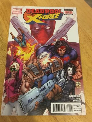 Deadpool Vs X - Force Full Set (1 - 4) From Marvel Comics Nm Save On Ship