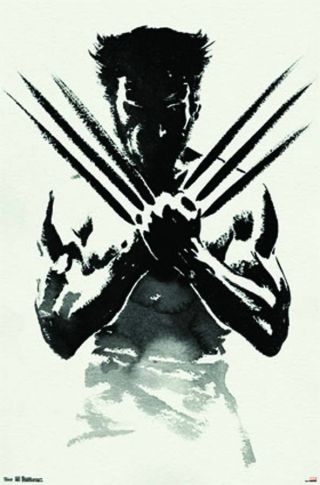 Marvel Comic Book Hero Wolverine Movie One Sheet Poster 22x34