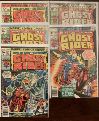 Ghost Rider 21 - 25 Bronze Age