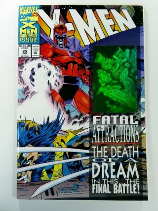 Marvel Comics X - Men (1991) 25 Key Magneto Hologram Vf/nm (9.  0) Ships