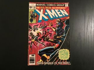 Uncanny X - Men 106,  Dark Shroud Of The Past,  (aug 1977,  Marvel),  7.  5 Vf