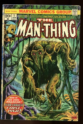 Man - Thing 1 Very Good - 3.  5 1974 Marvel Comics