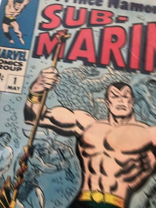 Sub - Mariner 1 (May 1968,  Marvel) Grade 7.  5 2