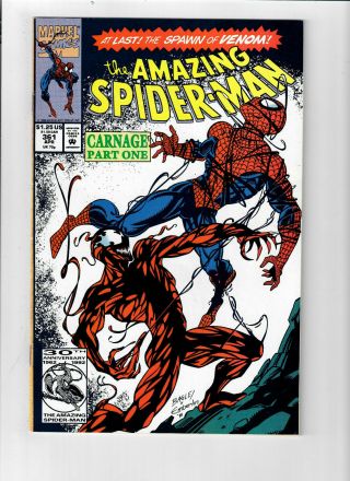 Spider - Man 361 (vol.  1) - Grade 9.  2 - First Full Appearance Of Carnage