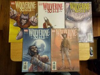 Wolverine Xisle 1 2 3 4 5 Complete Series Set Marvel Comics 2003 Jones Lucas