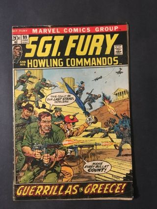 Sgt.  Fury And His Howling Commandos 99 Guerrillas In Greece