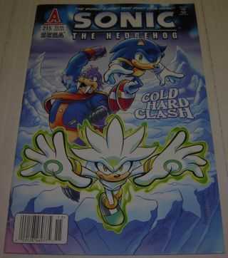 Sonic The Hedgehog 215 Rare Newsstand Edition (archie Comics 2010) Sega (fn, )