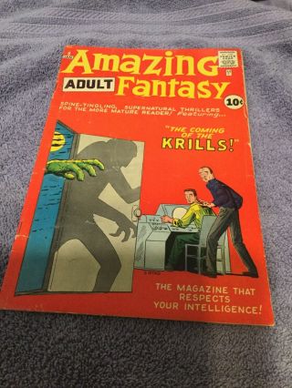 Adult Fantasy 8 Steve Ditko Cover Art Atlas Marvel 1962 Vg - Fn